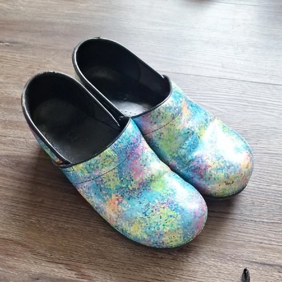 Dansko Rainbow Clogs, EU 43, W 12, M 10 - Picture 1 of 10